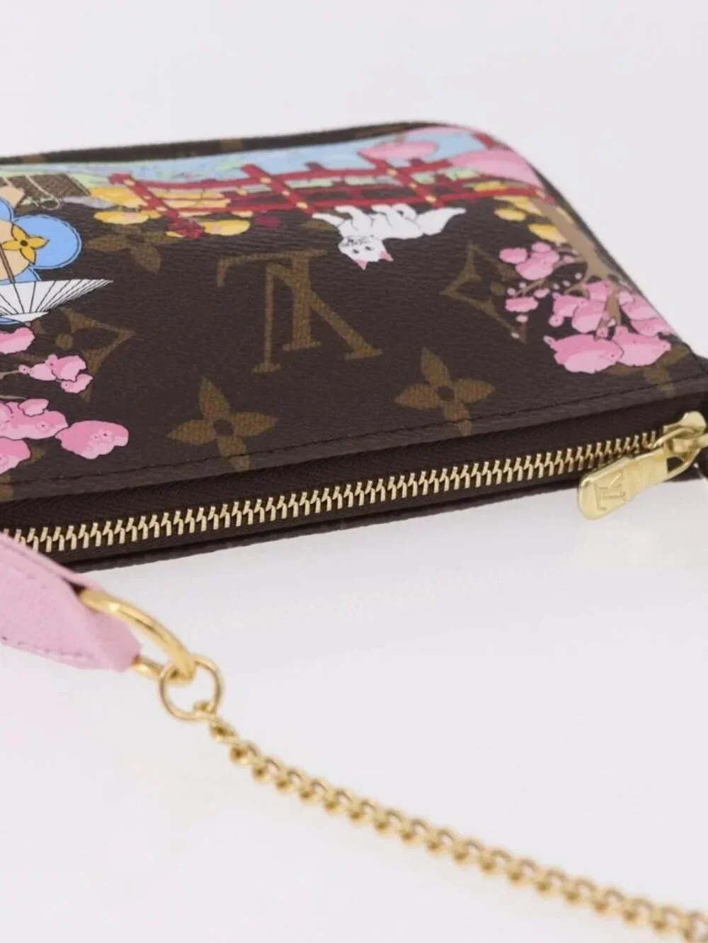 LOUIS VUITTON Vivienne Mini Pochette Accessoires Pouch M45905 LV Auth 189292SM